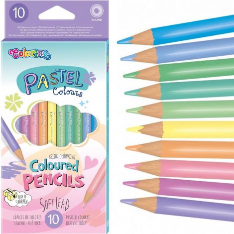 Kredki ołówkowe Colorino Pastel, 10 kolorów - 2